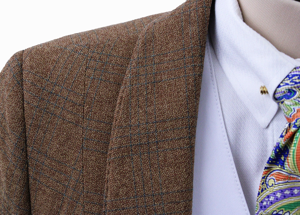 Day Coat LeCheval Rust with Sage Glenplaid