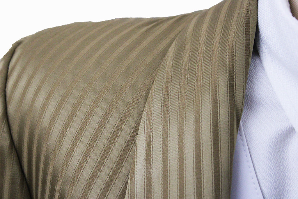 Day Coat Becker Brothers Shadow Stripe Sheen