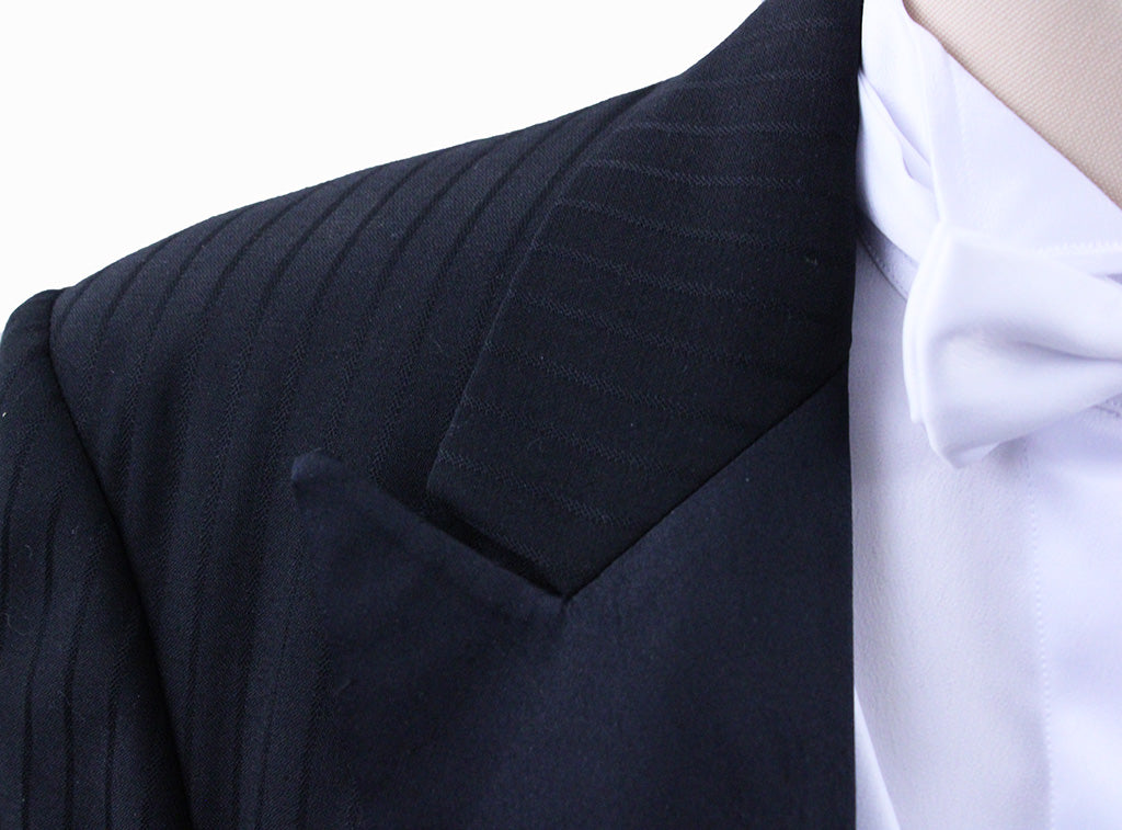 Men's Formal Carl Meyers Black Shadow Stripe with THREE Jods