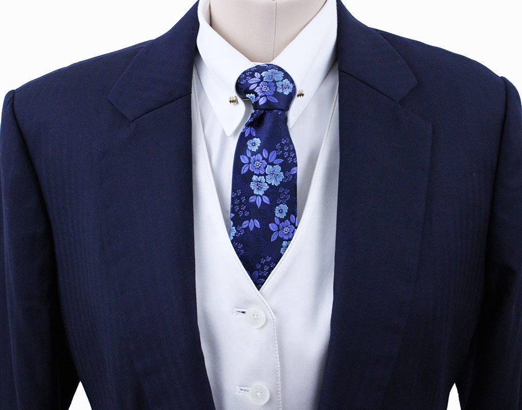 BRAND NEW! Issued By Ellie May Navy Shadow Stripe Day Suit