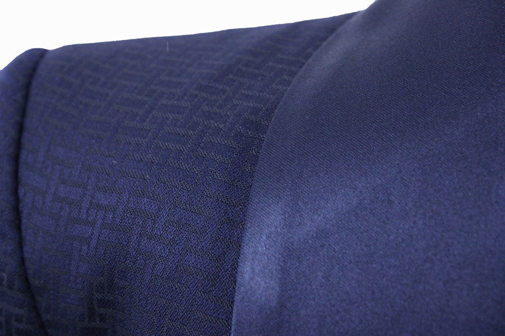 Formal Coat Becker Brothers Navy Rectangular Sheen