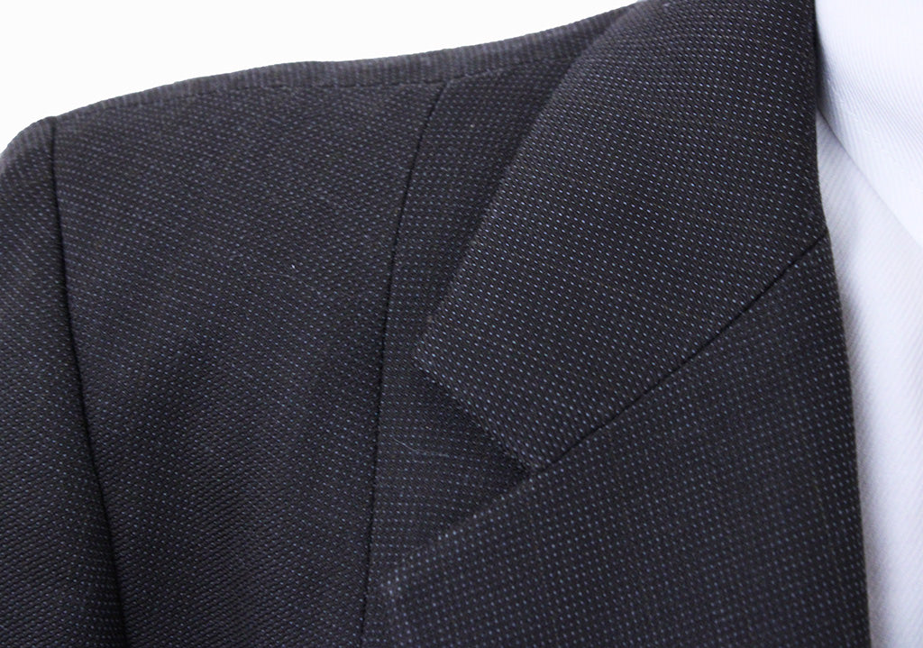 Day Suit Chavez Brown and White Pindot with Extra Fabric