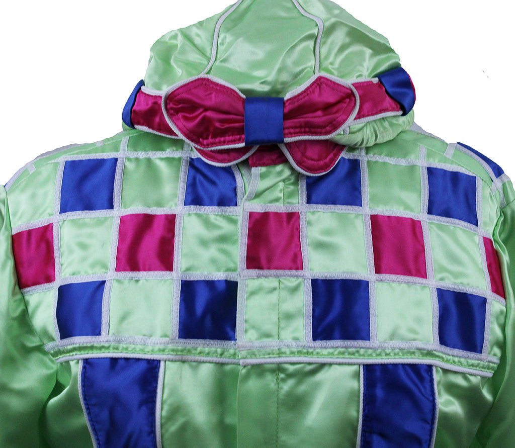 Road Silks Diana Buerkley Lime Green, Blue, and Pink