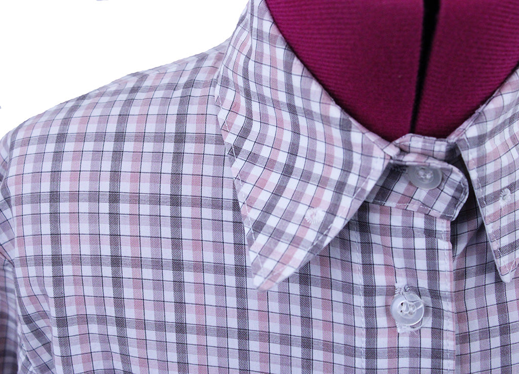 Shirt Scintilla Pink and Grey Plaid