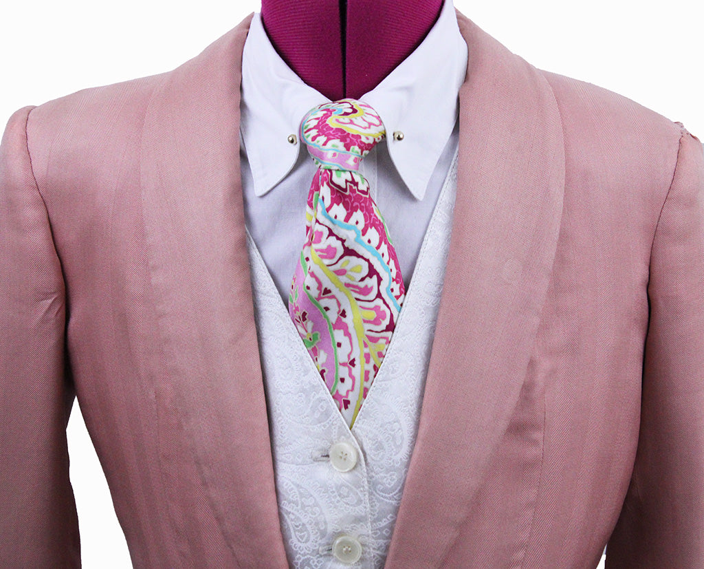 Day Coat Becker Brothers Coral Herringbone