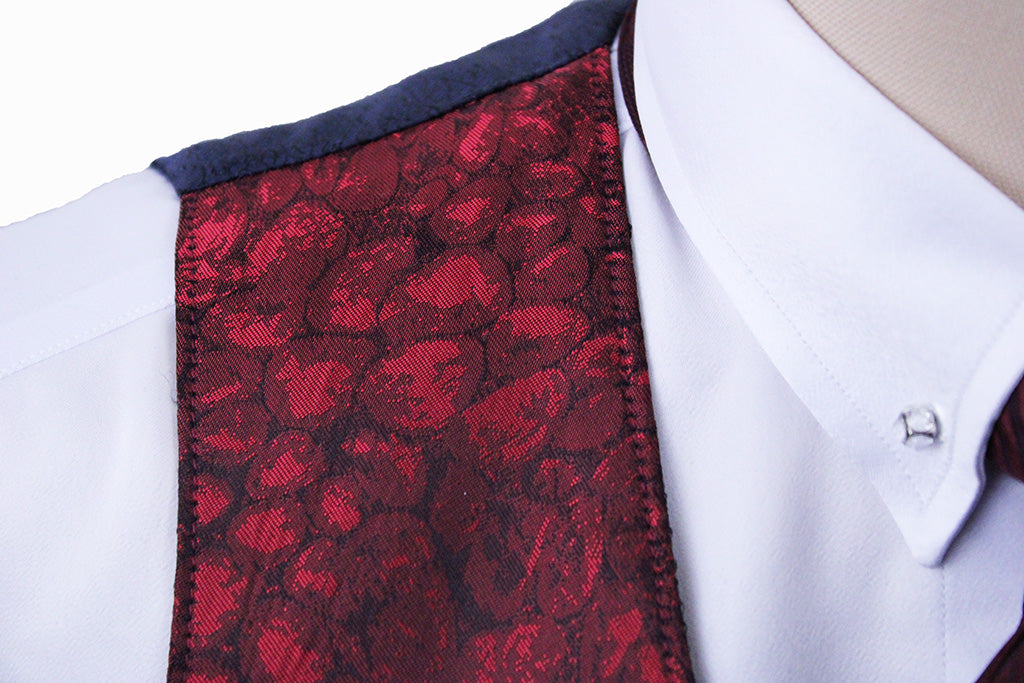 Vest Show Season Red Bubble Brocade
