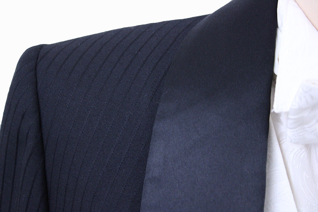 Formal Becker Brothers Black Thin Shadow Stripe with TWO JODS