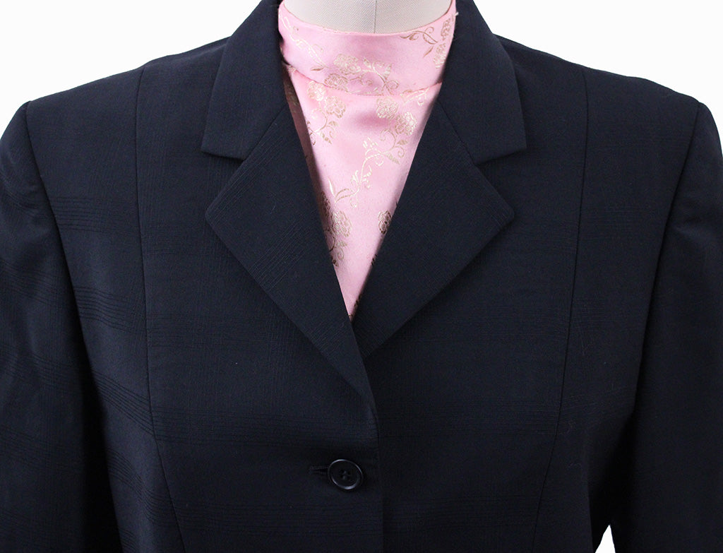 Hunt Coat Tailored Sportsman Black Tone-on-Tone Glenplaid