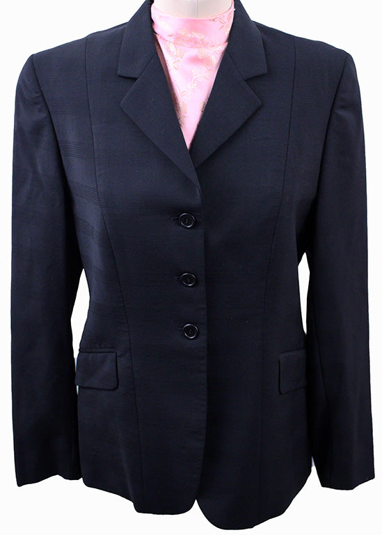 Hunt Coat Tailored Sportsman Black Tone-on-Tone Glenplaid