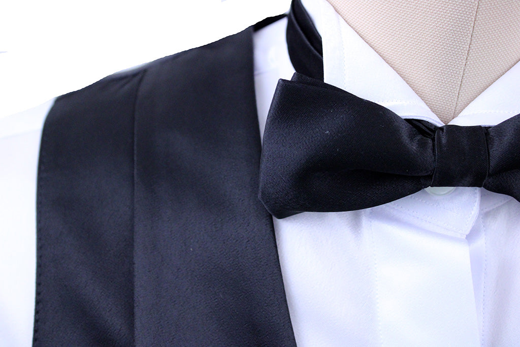 Brand New! Issued By Ellie May Black Satin Formal Set