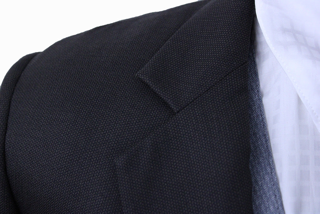 Men's Suit Carl Meyers Brown and Black Nailhead