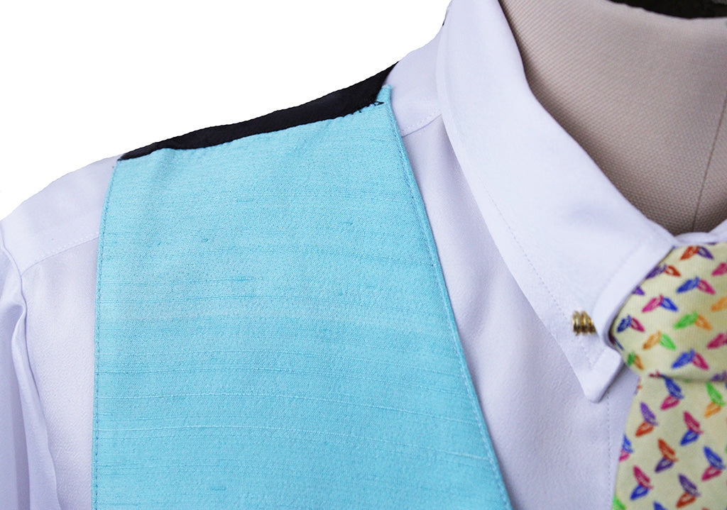Vest DeRegnaucourt Light Blue Silk