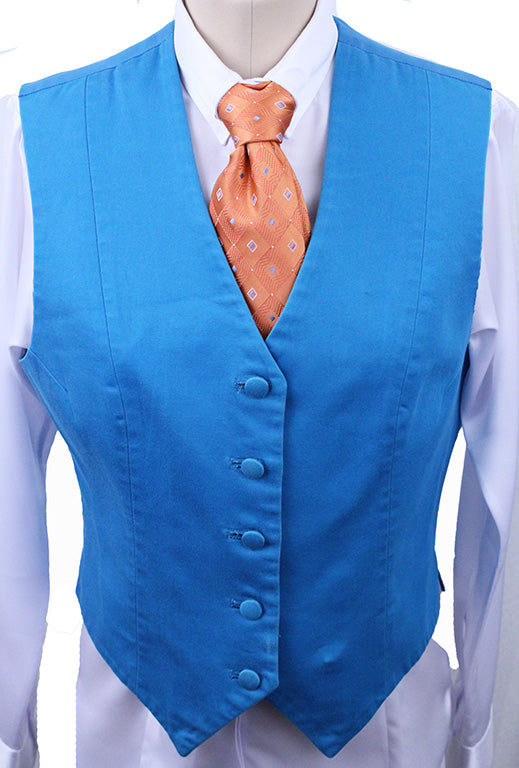 Vest Marsha DeArriaga Aqua Blue