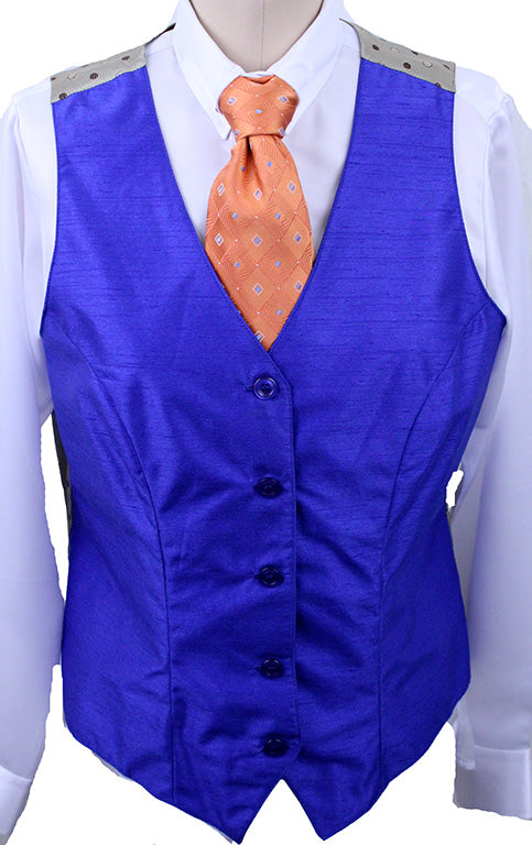 Vest Hartmeyer Royal Blue Sateen