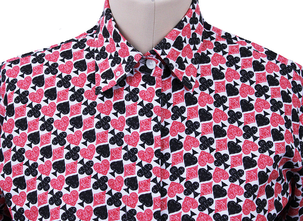 Shirt Issued By Ellie May Poker Print