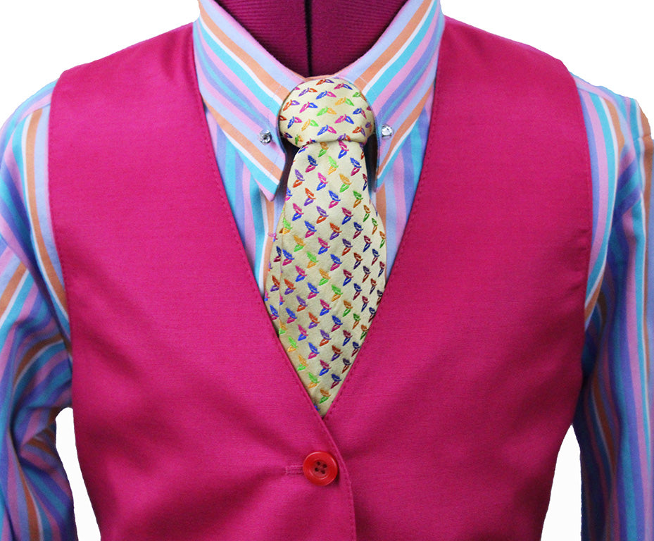 Vest Issued By Ellie May Hot Pink