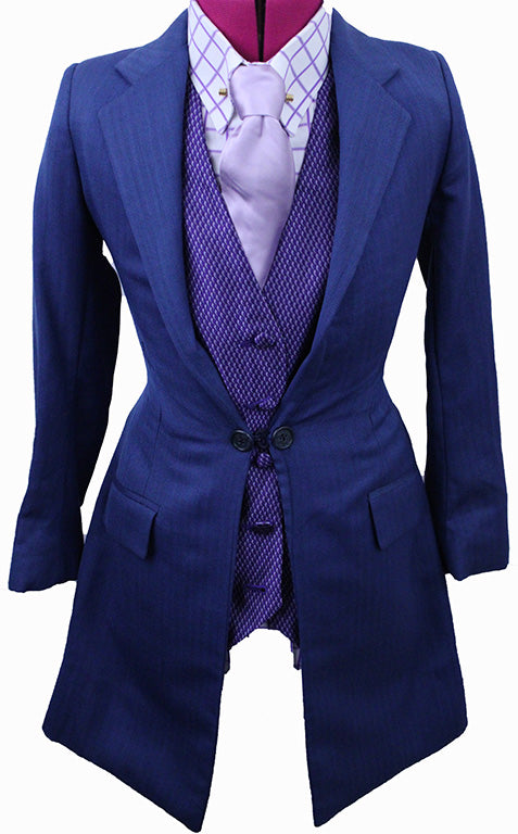 Day Suit Carl Meyers Blue Herringbone