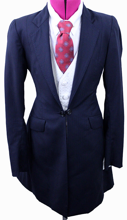 Day Suit LeCheval Navy Thin Shadow Stripe