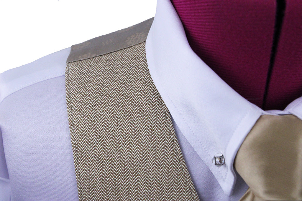 Vest Carl Meyers Gold Herringbone Vest