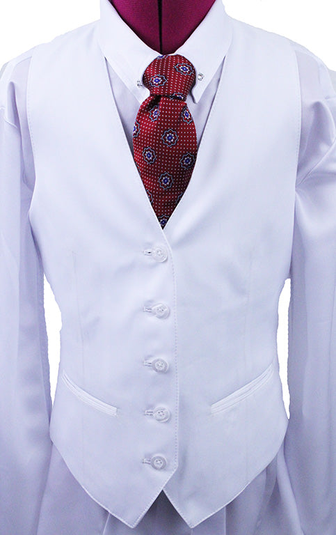 Issued By Ellie May White Satin Vest 31