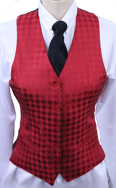 Vest DeRegnaucourt Red Shadow Box
