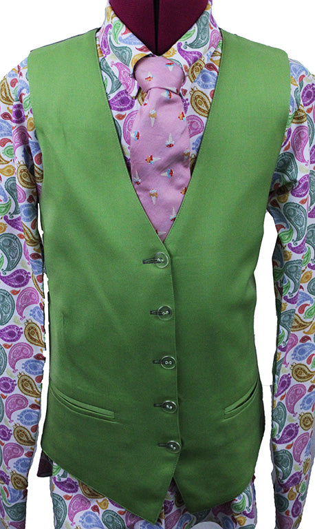 Vest Carl Meyers Lime Green