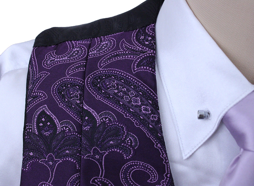 Vest Chavez Purple Paisley