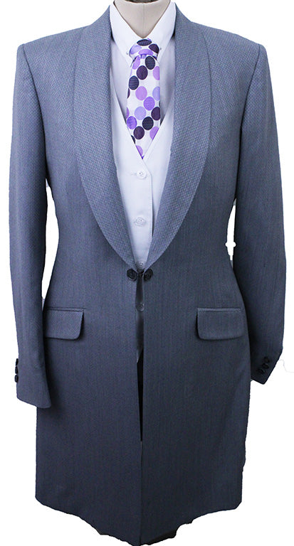 BRAND NEW! Becker Brothers Grey Diamond Pindot Day Coat
