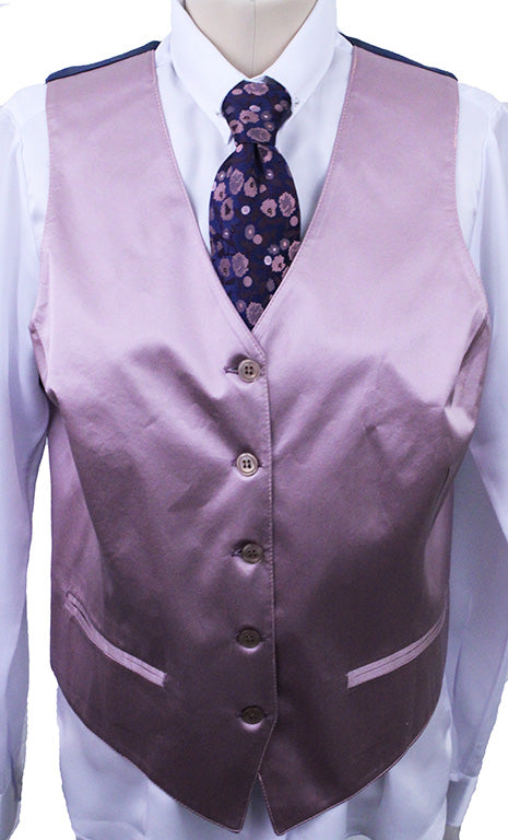 Vest Becker Brothers Rose Gold Satin