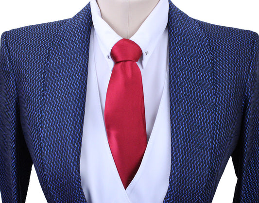 Day Coat Becker Brothers Black with Multi Blue Flecks