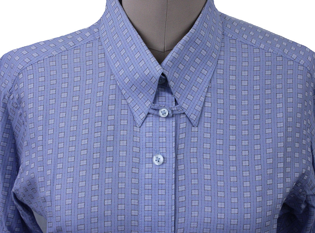 Shirt Marsha DeArriaga Light Blue with Gold Box