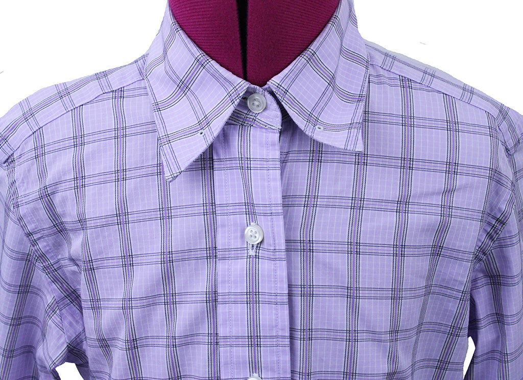 Shirt Becker Brothers Purple Glenplaid