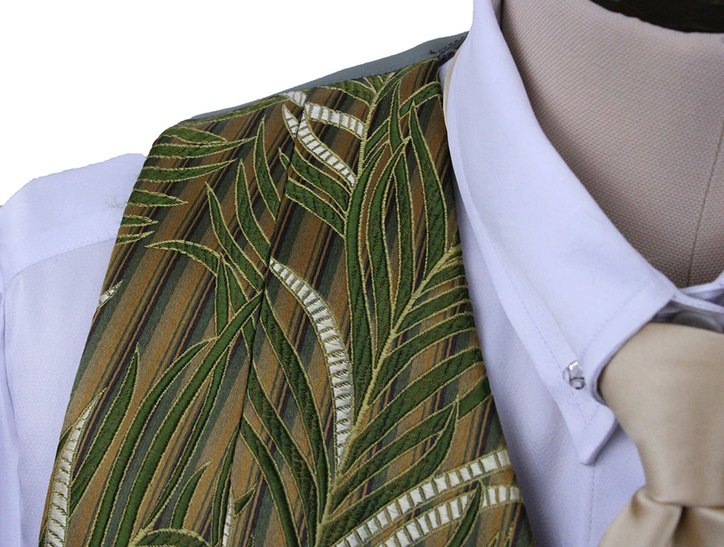 Vest Chavez Sage Brocade