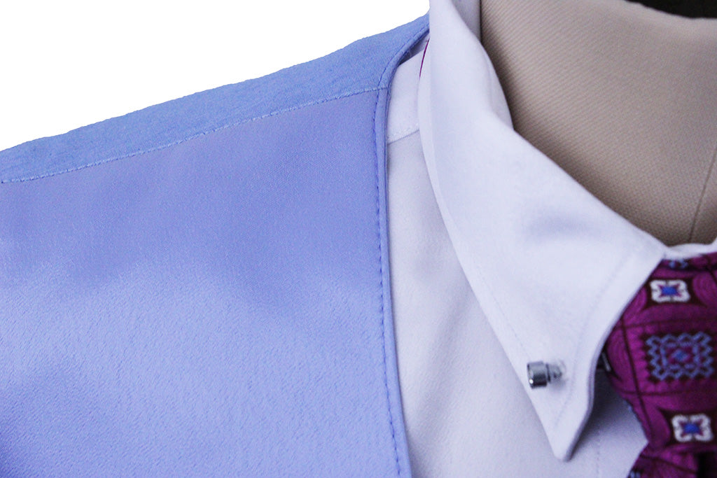 Issued By Ellie May Light Blue Satin Vest