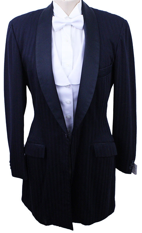 Formal RJ Becht Navy Shadow Stripe