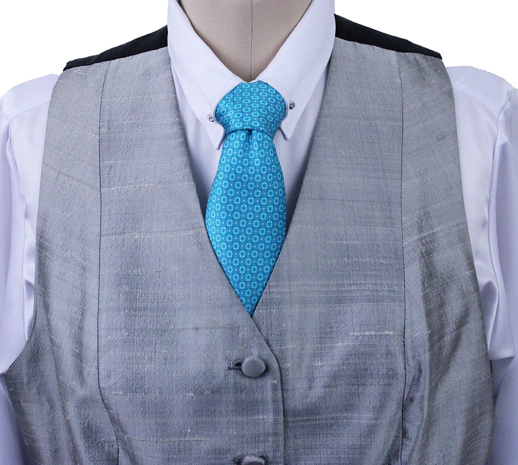 Vest Chavez Silver Silk