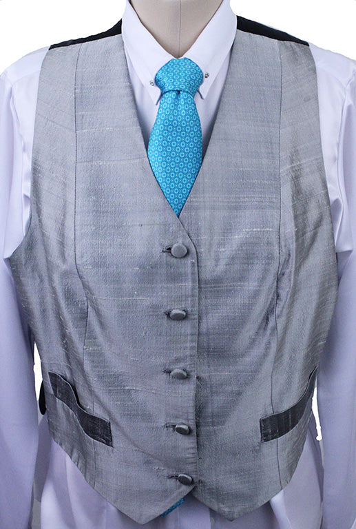 Vest Chavez Silver Silk