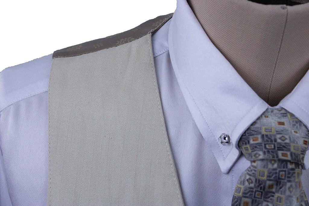 Vest Becker Brothers Cream Herringbone