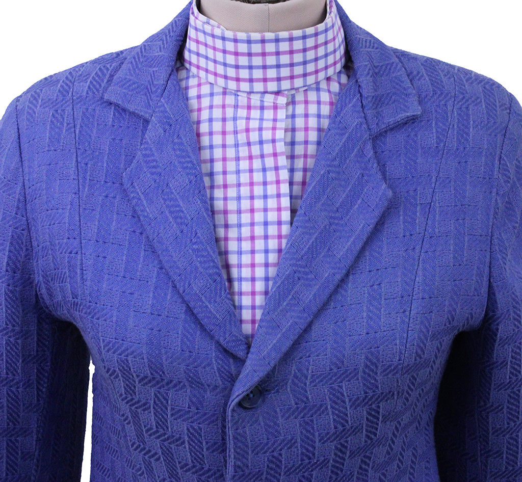 Hunt Coat Custom Blue Geometric Pattern