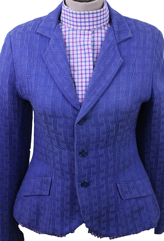 Hunt Coat Custom Blue Geometric Pattern