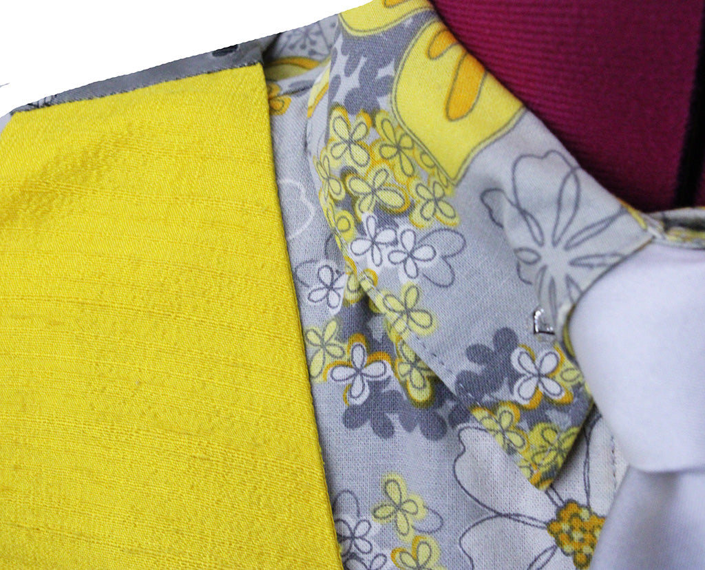 Vest Scintilla Yellow Silk