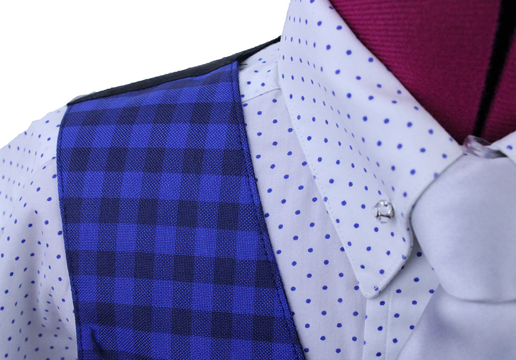 Vest Becker Brothers Royal Blue and Black Mini Box