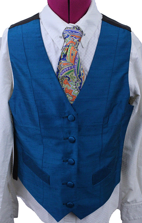 Vest Chavez Aqua Silk