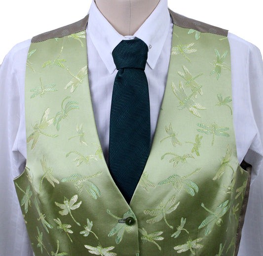Vest Frierson Lime Dragonfly Brocade