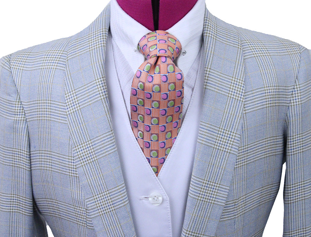 Day DeRegnaucourt Light Blue with Gold Glenplaid