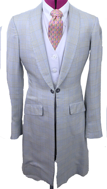 Day DeRegnaucourt Light Blue with Gold Glenplaid