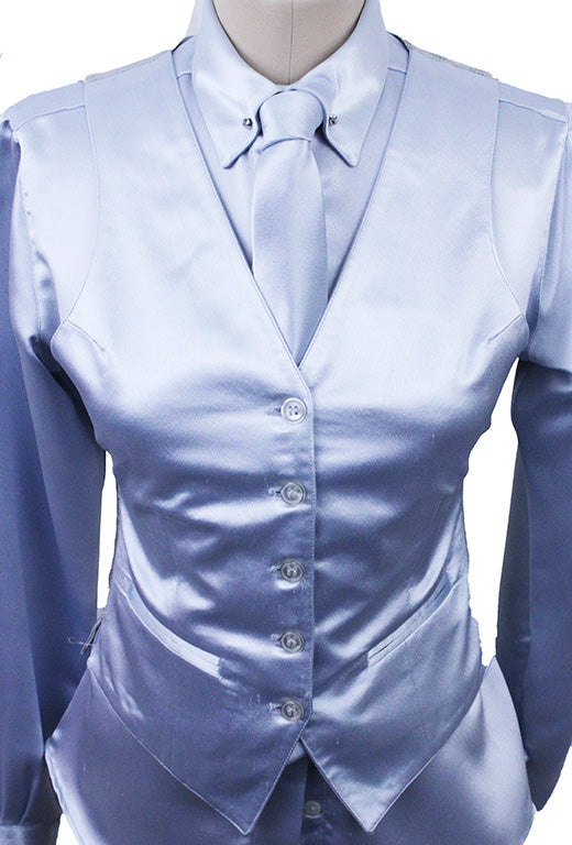 Shirt and Vest Combination Frierson Ice Blue