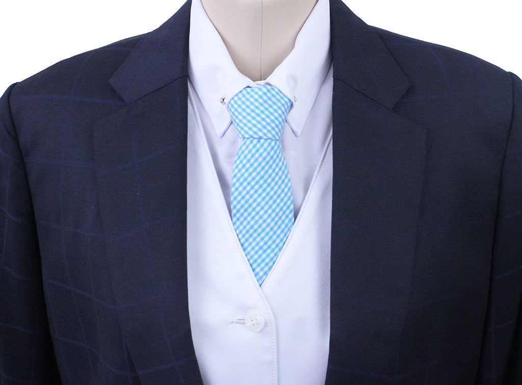 Day Suit Issued By Ellie May Navy Windowpane