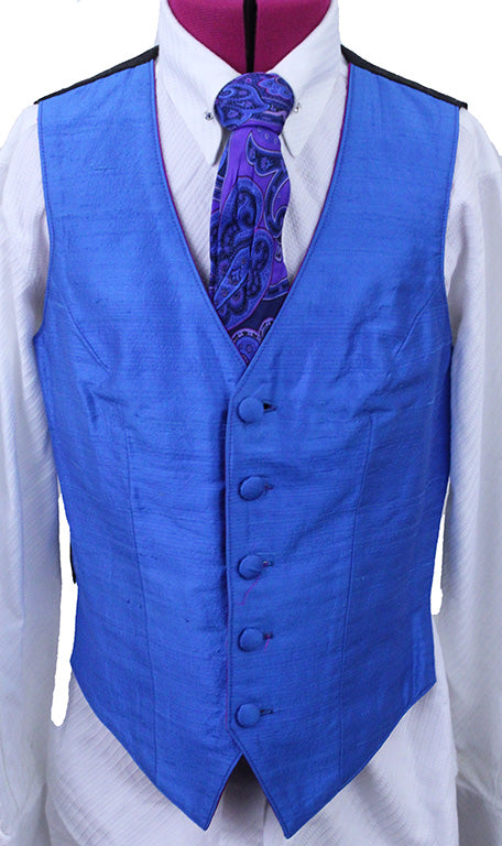 Vest Custom Reversible Hot Pink and Blue