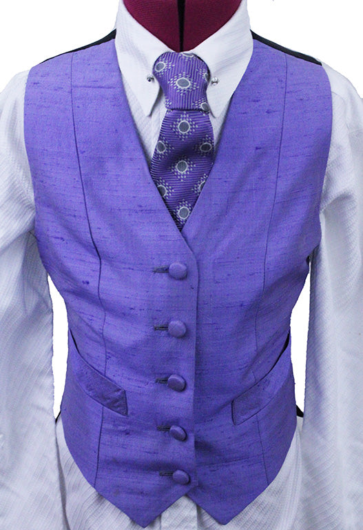 Vest Chavez Purple SIlk